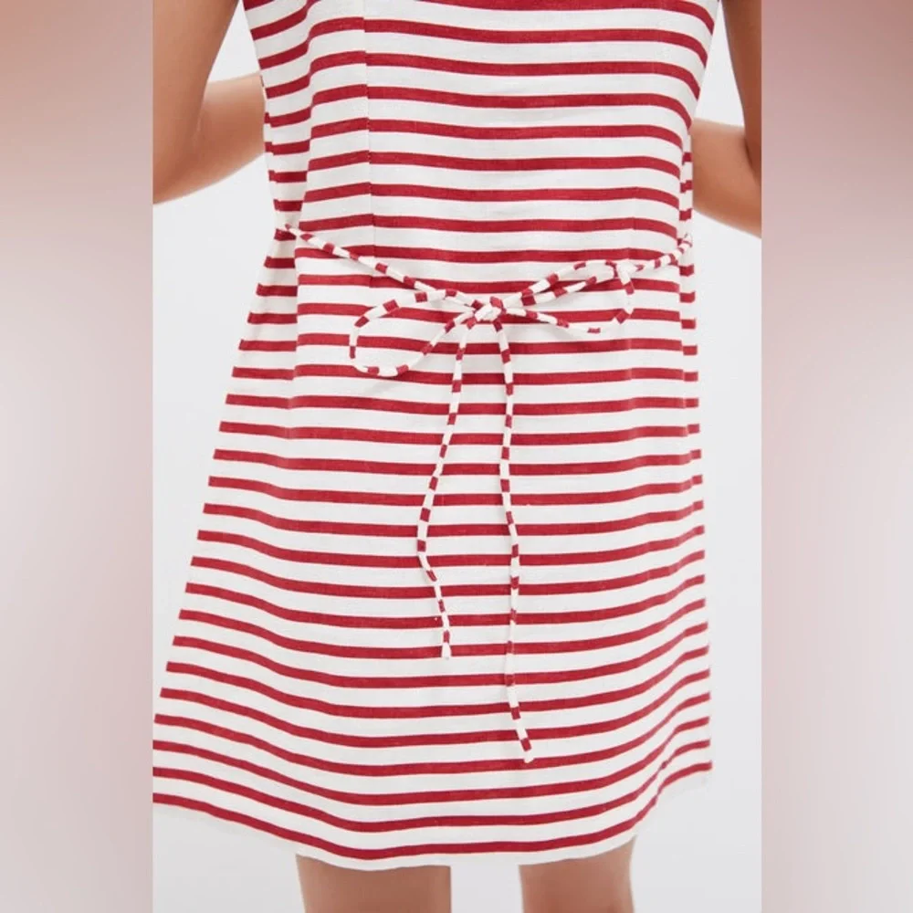 NWT Faithfull The Brand Red Breton Stripe Kelly Mini Dress, Size 4 (Small) - Picture 5 of 15